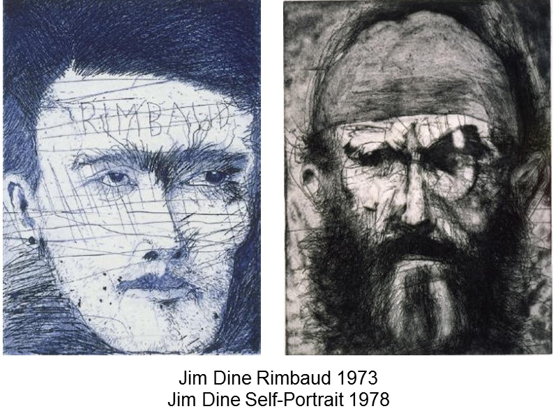 Jim Dine Rimbaud 1973 Jim Dine Self-Portrait 1978